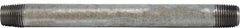 Midland Metal Mfg. 56010 1/8 X 5-1/2 GALV STEEL NIPPLE, Nipples and Fittings, Galvanized Schedule 40 Steel Nipple 1/8" Diameter | Blackhawk Supply