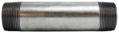 Midland Metal Mfg. 56124 1-1/4 X 3-1/2 GALV STEEL NIPPLE, Nipples and Fittings, Galvanized Schedule 40 Steel Nipple 1-1/4" Diameter | Blackhawk Supply