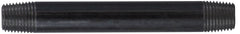 Midland Metal Mfg. 57023 1/4 X 2-1/2 BLACK STEEL NIPPLE, Nipples and Fittings, Black Iron Schedule 40 Steel Nipple 1/4" Diameter | Blackhawk Supply