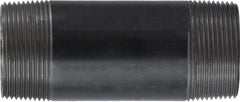 Midland Metal Mfg. 57155 1-1/2 X 12 BLACK STEEL NIPPLE, Nipples and Fittings, Black Iron Schedule 40 Steel Nipple 1-1/2" Diameter | Blackhawk Supply