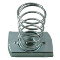 8100Z0038 | Channel Nut 100 3/8 Inch Electro Galvanized Steel Spring 16 TPI | Superstrut