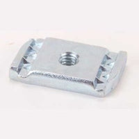 8000Z0038 | Channel Nut 100 3/8 Inch Electro Galvanized Steel Springless 16 TPI | Superstrut