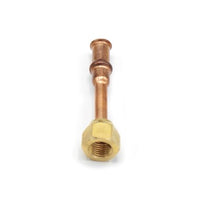 3291040000111 | Fitting Refrigeration Press x SAE Flare Adapter 1/4 Inch Copper for Flame-Free Refrigerant Fittings | Refrigeration Press Fittings