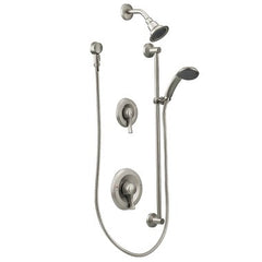 Moen T8342CBN Shower System Commercial Posi-Temp 2 Lever Classic Brushed Nickel ADA 2.5 Gallons per Minute  | Blackhawk Supply