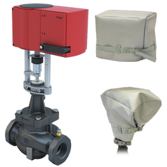 Bray SS-2-N-H-47C/GASEX24-450-A-WS 2" NPT | 47 GPM Pressure Independent Control Valve | H Cartridge | NC | Linear Actuator | 24 VAC Floating;Modulating;On/Off | Fail Closed | SWes;Enclosed Terminal Strip;Time Out | Blackhawk Supply