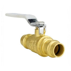 Apollo Products 94VLF10501B Ball Valve 94VLF-B 2-Piece 1 Inch Press Lead Free Brass Full Port 250 PSIG PTFE Single O-Ring 0 to 250 Degrees Fahrenheit | Blackhawk Supply