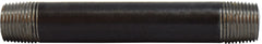 Midland Metal Mfg. 59055SMLS 3/8 X 11 XH SMLS SCH 80 BLK NIPPLE, Nipples and Fittings, Black Extra Heavy SCH80 Seamless, Schedule 80 Seamless Nipple 3/8" Diameter | Blackhawk Supply