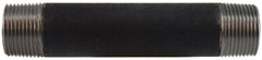 Midland Metal Mfg. 59108SMLS 1 X 5 1/2 SCH 80 SMLS BLK NIPPLE, Nipples and Fittings, Black Extra Heavy SCH80 Seamless, Schedule 80 Seamless Nipple 1" Diameter | Blackhawk Supply