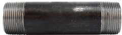 Midland Metal Mfg. 59121SMLS 1 1/4 X 2 SCH 80 SMLS BLK NIPPLE, Nipples and Fittings, Black Extra Heavy SCH80 Seamless, Schedule 80 Seamless Nipple 1-1/4" Diameter | Blackhawk Supply