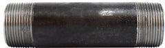 Midland Metal Mfg. 59135SMLS 1 1/4 X 12 SCH 80 SMLS BLK NIP, Nipples and Fittings, Black Extra Heavy SCH80 Seamless, Schedule 80 Seamless Nipple 1-1/4" Diameter | Blackhawk Supply