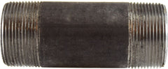 Midland Metal Mfg. 59146SMLS 1 1/2 X 4 1/2 SCH 80 SMLS BLKNIP, Nipples and Fittings, Black Extra Heavy SCH80 Seamless, Schedule 80 Seamless Nipple 1-1/2" Diameter | Blackhawk Supply