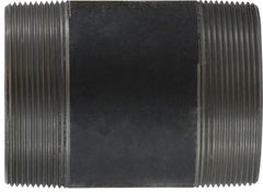 Midland Metal Mfg. 59221SMLS 4 X 4 SCH 80 SMLS BLACK NIPPLE, Nipples and Fittings, Black Extra Heavy SCH80 Seamless, Schedule 80 Seamless Nipple 4" Diameter | Blackhawk Supply