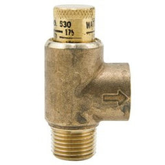 Watts 0556036 Relief Valve LF530C 3/4 Inch Male x Female Lead Free Brass 50-175 Pounds per Square Inch 180 Degrees Fahrenheit | Blackhawk Supply