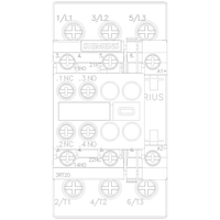 3RT20261BW44 | CONTACTOR S0 25A 48VDC 2NO/2NC SCRW | Siemens Electrical