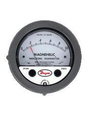 Dwyer 605-2 Differential pressure indicating transmitter | range 0-2.0" w.c. | max. pressure 2 psi (13.79 kPa) | ±0.5% electrical accuracy | ±2% mechanical accuracy. | Blackhawk Supply