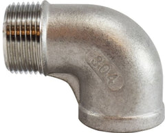 Midland Metal Mfg. 62167 1-1/2 304 STAINLESS STEEL ST ELB, Nipples and Fittings, 304 And 316 150# Stainless Steel Fittings, 90 Degree Street Ells 304 S.S. | Blackhawk Supply