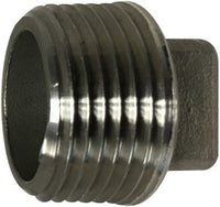62659 | 2-1/2 304 SS SQ HD PIPE PLUG | Midland Metal Mfg.