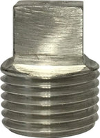 63654B1 | 3/4 1000/3000# T-316 B/S SQ HD PLUG | Midland Metal Mfg.