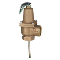 Watts 1-140S3-150-210 Relief Valve 140 Temperature and Pressure 1 Inch Female Bronze 150 Pounds per Square Inch 210 Degrees Fahrenheit | Blackhawk Supply