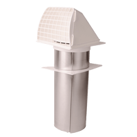 650-012 | 4in. White Hood – Assembled Pack of 12 | DiversiTech