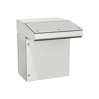 6500 MCWC0805 | Type 12, 13 | Single door modular console with dual access, assembled with writing desk and cover panel - x31x20 | EXM