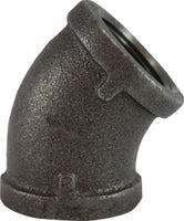 65187 | 1-1/2 BLACK 45 ELBOW | Midland Metal Mfg.