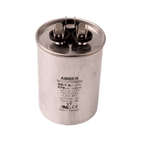 3GR7560 | Motor run capacitor, 370V, round, 60+7.5µF | DiversiTech