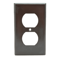 625-2132B | Cover Wall Duplx Recep Brn Pack of 25 | DiversiTech