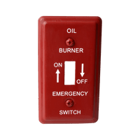 625-S13 | Cover Switch Plate Oil EMR Red Pack of 25 | DiversiTech