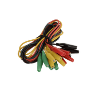 5031 | Low voltage test leads, eight 22in. long, color-coded leads with fully insulated alligator clips | DiversiTech