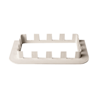 230-FR6 | SpeediChannel 6in. Flat Wall Escutcheon Pack of 10 | DiversiTech