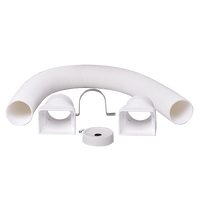 230-FH4-KIT | SpeediChannel 4in. Flex Hose Kit Ivory | DiversiTech