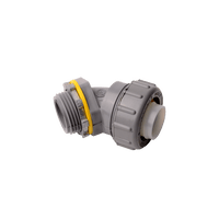 750-NMLT4575 | 3/4in. Non-Metallic 45 Degree Elbow Connector Pack of 10 | DiversiTech