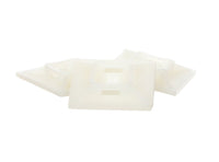 WTM1C | White wire tie mount, adhesive back, 100pk | DiversiTech