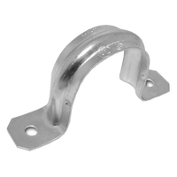 19440 | 2 Hole Rigid Pipe Straps - Steel - 1-1/2in Pack of 10 | DiversiTech