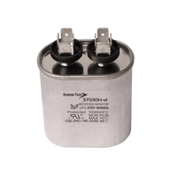 37030H | Motor run capacitor, 370V, oval, 3µF | DiversiTech