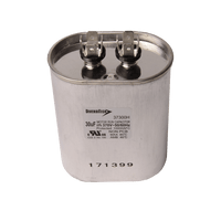 37300H | Motor run capacitor, 370V, oval, 30µF | DiversiTech