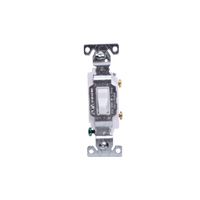 625-CS120W | 20A-1 HP toggle switch, 120V, single pole, white Pack of 10 | DiversiTech