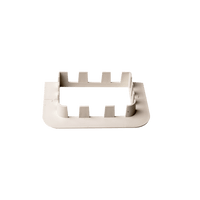 230-FR4 | SpeediChannel 4in. Flat Wall Escutcheon Pack of 10 | DiversiTech