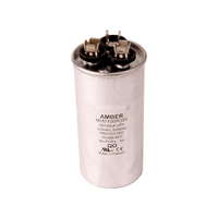 3GR1035 | Motor run capacitor, 370V, round, 35+10µF | DiversiTech
