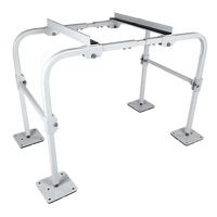 QSTD6000 | Vertical Air Handler Stand, 24in Height, 19in Arm | DiversiTech