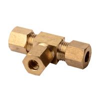 D64A-44 | 1/4in. Compression Tee Pack of 10 | DiversiTech