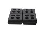 ISO-4 | Iso-Cube anti-vibration pad, 4in. x 4in. x 3/4in. Pack of 12 | DiversiTech