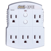 89009 | 5 Outlet GFCI Shock Buster, 120V/15A Pack of 60 | DiversiTech