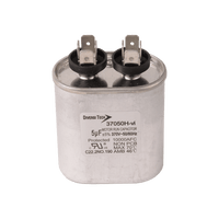 37050H | Motor run capacitor, 370V, oval, 5µF | DiversiTech
