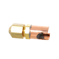 VLC-6 | Copper Saddle Valve - 3/8in. O.D. Tube Size, Pack of 6 | DiversiTech