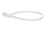 60264CX | Tie w/mtg. hole, pack of 100, mounting hole- #8, length- 6in., color- natural, max bundle diameter- 1-3/8in., tensile strength- 30 lb. | DiversiTech
