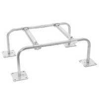 QSMS1201-SS | 12in Wide Mini-Split Stand, Stainless Steel | DiversiTech