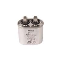 37060H | Motor run capacitor, 370V, oval, 6µF | DiversiTech