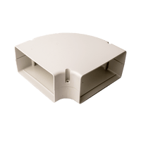 230-FB6 | SPDCHN 6in. 90 Deg. Flat Bend Pack of 10 | DiversiTech
